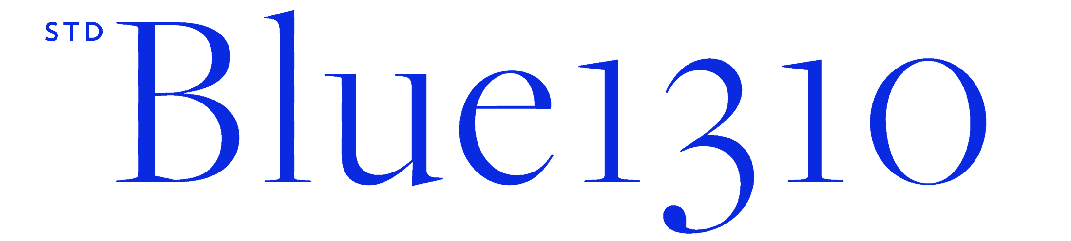 Logo Studio Blue1310 &ndash; Agence de strat&eacute;gie de marque et direction artistique