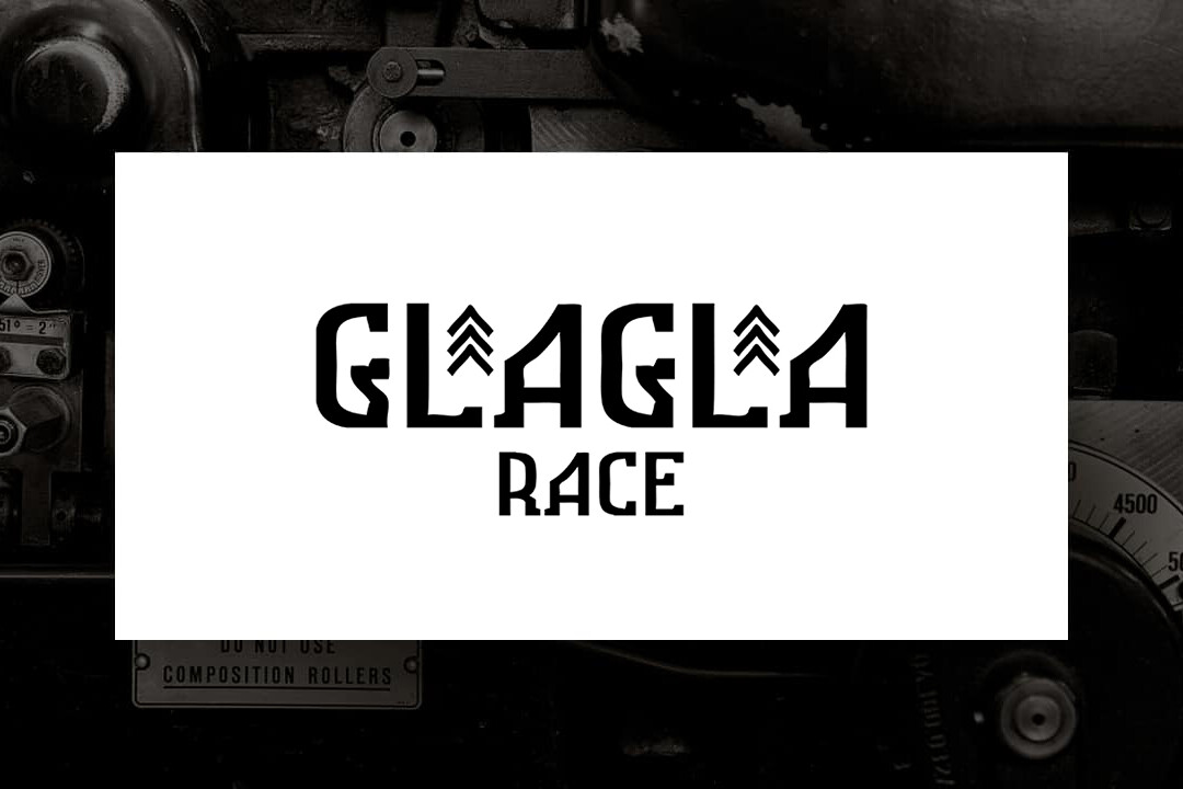 logo glagla race - Blue1310 agence de communication - graphiste - à Annecy en Haute Savoie