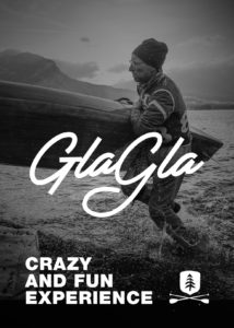 Affiche de la Glagla race magnifique compétion hivernale de paddle sur le Lac d'Annecy à Talloires, une fête avec 800 paddlers, crazy and fun expérience !