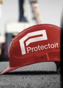 Création de l'identité visuelle de Protectoit en Haute-Savoie. Création de marque, logo, branding - Blue1310 à Annecy