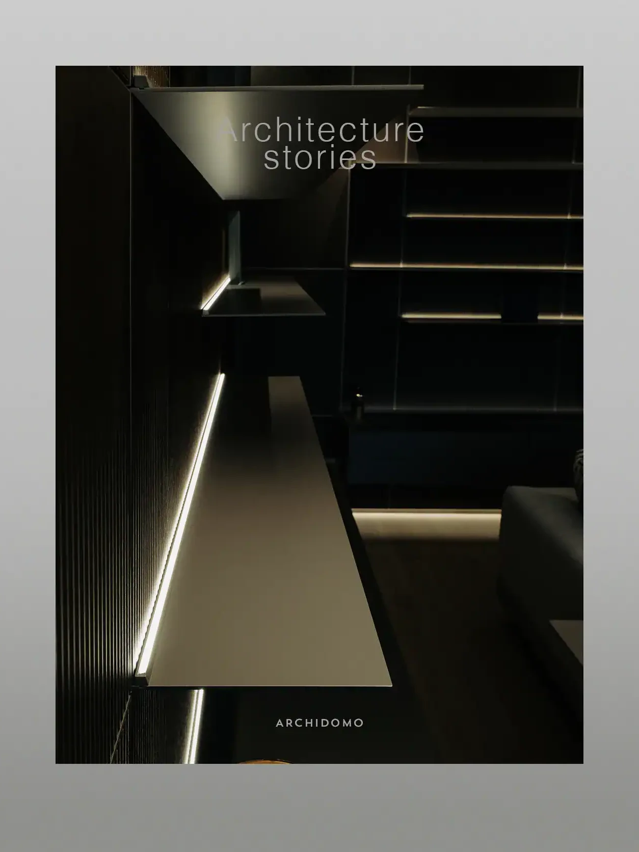 Reportage photo d’architecture pour Archidomo, détail de matériaux, lumière et aménagement intérieur par Blue1310