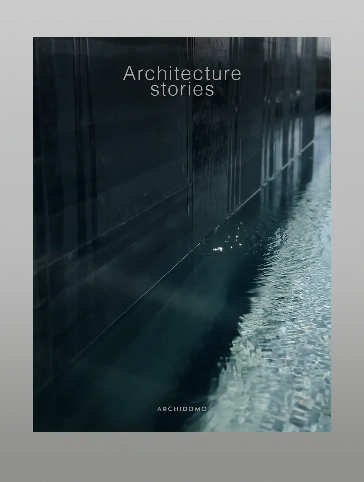 Mur sombre, reflets et lumière dans un espace intérieur